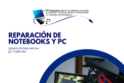 Servicio Tecnico Computadoras - Notebooks - Compuscartucho